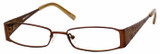 Seventeen 5336 in Brown Designer Eyeglasses :: Rx Progressive