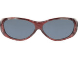 Jonathan Paul® Fitovers Eyewear Medium Lotus in Claret-Stripe & Gray LS004S