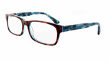 Calabria 857 Designer Reading Glasses in Tortoise