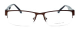 Calabria Expressions Designer Eyeglasses 1020 in Brown :: Custom Left & Right Lens