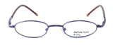 Calabria MetalFlex U Pewter Designer Eyeglasses 1003 in Purple :: Custom Left & Right Lens