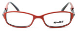 Bollé Designer Eyeglasses Elysee in Opaque Red 70217 50mm :: Progressive