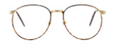 Fashion Optical Designer Eyeglasses E788 in Gold Amber 51mm :: Rx Bi-Focal