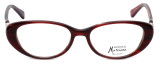 Guess by Marciano Designer Eyeglasses GM185-BU in Burgundy :: Progressive