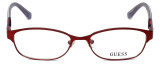 Guess Designer Eyeglasses GU2353-BU in Burgundy :: Progressive