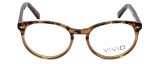 Calabria Viv Designer Eyeglasses 822 in Demi-Brown :: Custom Left & Right Lens
