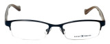 Lucky Brand Designer Eyeglasses Fleetwood in Navy 53mm :: Custom Left & Right Lens