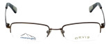 Orvis Designer Eyeglasses Dragon Fly in Dark-Brown 49mm :: Rx Single Vision