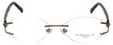 Marchon Designer Eyeglasses Airlock 830-211 in Brown 52mm :: Rx Bi-Focal