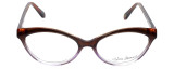 Valerie Spencer Designer Eyeglasses VS9312-BRN in Brown/Lilac Crystal 53mm :: Custom Left & Right Lens