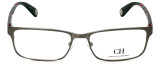 Carolina Herrera Designer Reading Glasses VHE074-0H41 in Gunmetal Tortoise 56mm