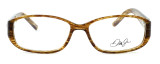 Dale Earnhardt, Jr. Designer Eyeglasses DJ6749 in Brown 55mm :: Rx Single Vision