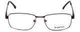 Big and Tall Designer Eyeglasses Big-And-Tall-16-Brown in Brown 59mm :: Rx Single Vision