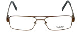 Big and Tall Designer Eyeglasses Big-And-Tall-2-Brown-Black in Brown Black 60mm :: Rx Single Vision