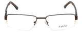 Big and Tall Designer Eyeglasses Big-And-Tall-7-Brown in Brown 60mm :: Progressive