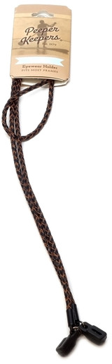 Peeper Keeper New Braided Leather Eyeglass Retainer Cord Cable Lanyard Necklace Peeper Keeper New Braided Leather Eyeglass Retainer Cord Cable Lanyard Necklace