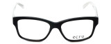 Ecru Designer Eyeglasses Collins-036 in Black 53mm :: Custom Left & Right Lens