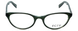 Ecru Designer Eyeglasses Daltrey-007 in Green 50mm :: Rx Single Vision