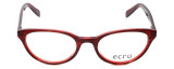 Ecru Designer Eyeglasses Daltrey-005 in Red 50mm :: Progressive