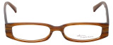Daisy Fuentes Designer Eyeglasses DFMIA-247 in Brown Pearl 49mm :: Custom Left & Right Lens