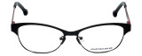 Jonathan Adler Designer Eyeglasses JA100-Black in Black 53mm :: Rx Single Vision