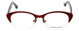 Jonathan Adler Designer Eyeglasses JA101-Bur in Burgundy 52mm :: Rx Single Vision