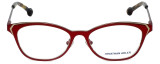 Jonathan Adler Designer Eyeglasses JA110-Burgundy in Burgundy Gold 51mm :: Progressive