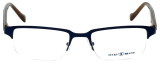 Lucky Brand Designer Eyeglasses Cruiser-Blue in Blue and Brown 51mm :: Custom Left & Right Lens