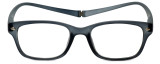 Magz Designer Eyeglasses Greenwich in Smoke 50mm :: Rx Bi-Focal