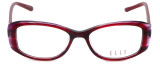 Elle Designer Eyeglasses EL13385-RE in Red 51mm :: Custom Left & Right Lens