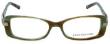 Jones New York Designer Eyeglasses J738 in Aqua Brown 52mm :: Custom Left & Right Lens