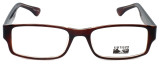 Gotham Style Designer Eyeglasses G232 in Brown 60mm :: Rx Single Vision