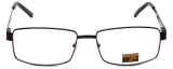 Gotham Style Designer Eyeglasses GS13 in Brown 58mm :: Rx Single Vision