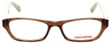 Converse Designer Eyeglasses K007 in Brown 49mm :: Rx Single Vision