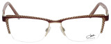 Cazal Designer Eyeglasses Cazal-4235-001 in Plum Gold 54mm :: Custom Left & Right Lens