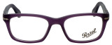 Persol Designer Eyeglasses PO3012V-990 in Matte Violet 52mm :: Rx Single Vision