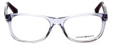 Emporio Armani Designer Eyeglasses EA3001-5071-52 in Violet Transparent 52mm :: Custom Left & Right Lens