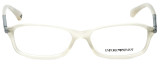 Emporio Armani Designer Eyeglasses EA3006F-5082 in Opal Beige 53mm :: Custom Left & Right Lens