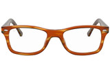 Ray Ban Prescription Eyeglasses RX5228-5799-53 Light Brown Havana 53mm Progressive Lens