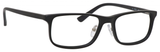 Esquire EQ1531 Mens Rectangular Frame Eyeglasses in Matte Black-55 mm Bi-Focal