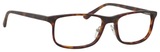 Esquire EQ1531 Mens Rectangular Frame Eyeglasses Tortoise 55 mm RX SV