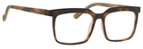 Esquire Mens EQ1553 Square Frame Eyeglasses in Tortoise/Black 53mm Bi-Focal