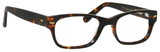 Hemingway H4670 Unisex Rectangular Eyeglasses in Matte Black 50 mm Custom Lens