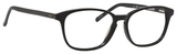 Ernest Hemingway H4698 Unisex Oval Eyeglasses in Shiny Black 52 mm RX SV