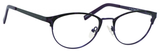 Ernest Hemingway H4821 Ladies Cat Eye Frame Eyeglasses in Eggplant 52 mm RX SV