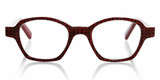 Eyebobs Haute Flash 2243 Square Unisex Reading Glasses Red Black Polka Dot 46 mm