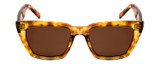 Front View of Kendall+Kylie KK5145CE SADIE Women Sunglasses Tortoise Havana Crystal/Brown 50mm