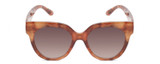 Front View of Kendall+Kylie KK5149CE JAMIE Women Sunglasses Golden Tortoise Crystal/Brown 51mm