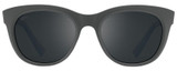 Front View of SPY Optics Boundless Cat Eye Sunglasses Gunmetal/Grey Black Spectra Mirror 53 mm