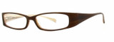 Calabria Viv 738 Mocha Designer Eyeglasses :: Custom Left & Right Lens